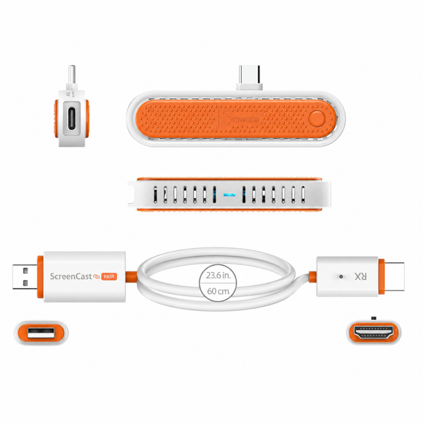 JVAW60 超小型USB-C to HDMIワイヤレス送受信機（iPhone15以降対応