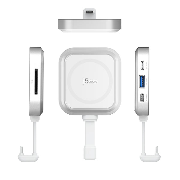 JCH168W USB-C マグネット搭載 4in1 マルチハブ（iPhone専用