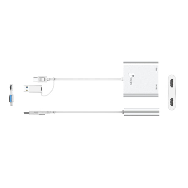 JCA365 USB-C デュアルHDMI変換アダプター (M1/M2/M3/M4対応) – new-jp