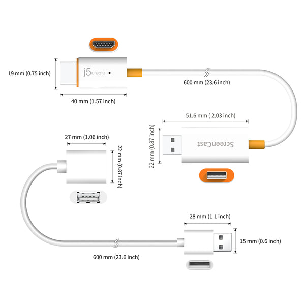 JVAW56/JVAW56-MT ScreenCast ワイヤレスHDMI ドングル