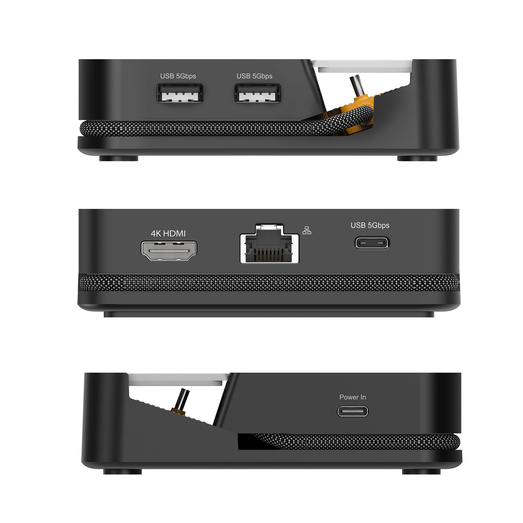 JCD624 USB-C 6in1 スマホ & ゲーム機 ドックスタンド For Switch