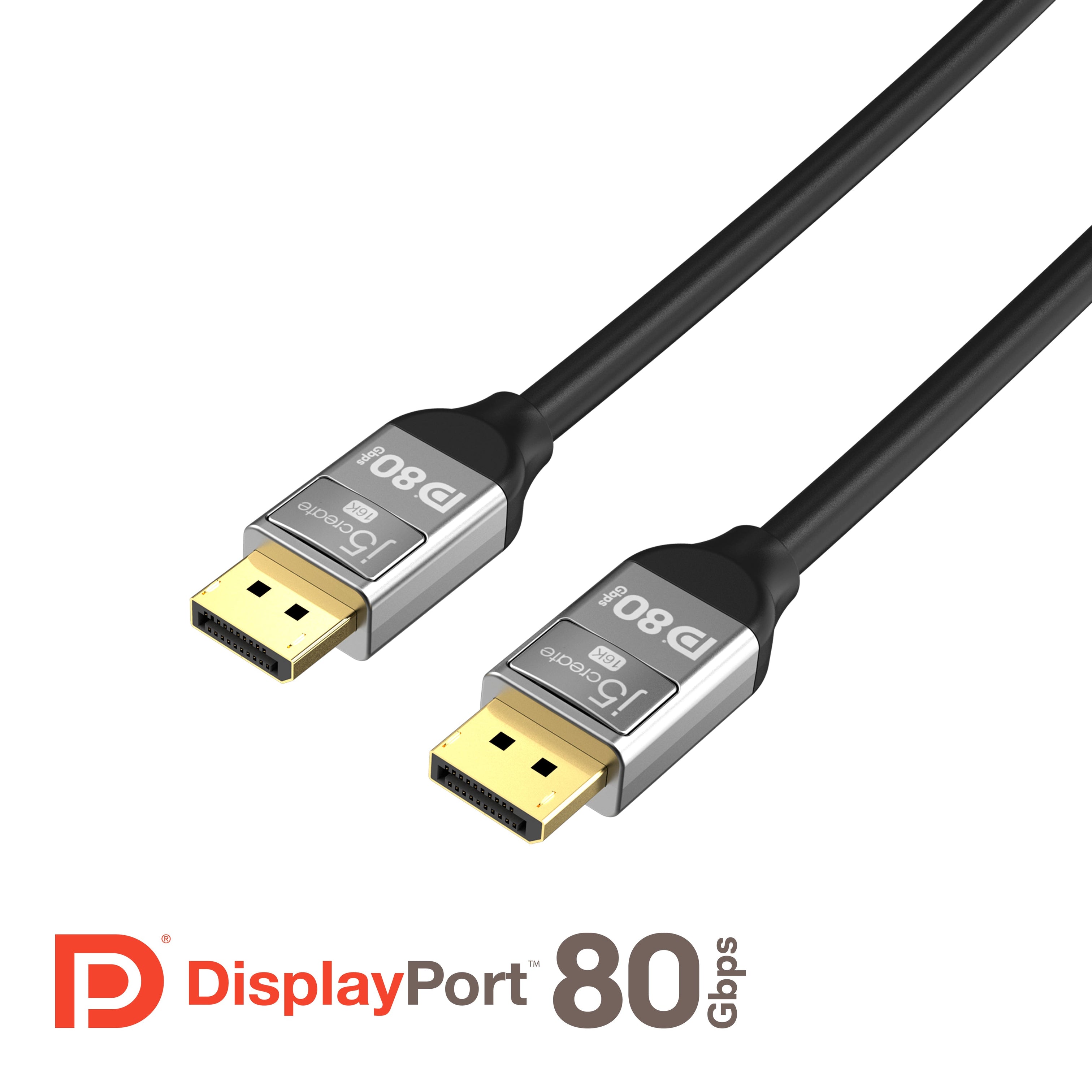 JDC44L16 VESA認証取得16K対応DisplayPort 2.1 ケーブル – new-jp-j5create