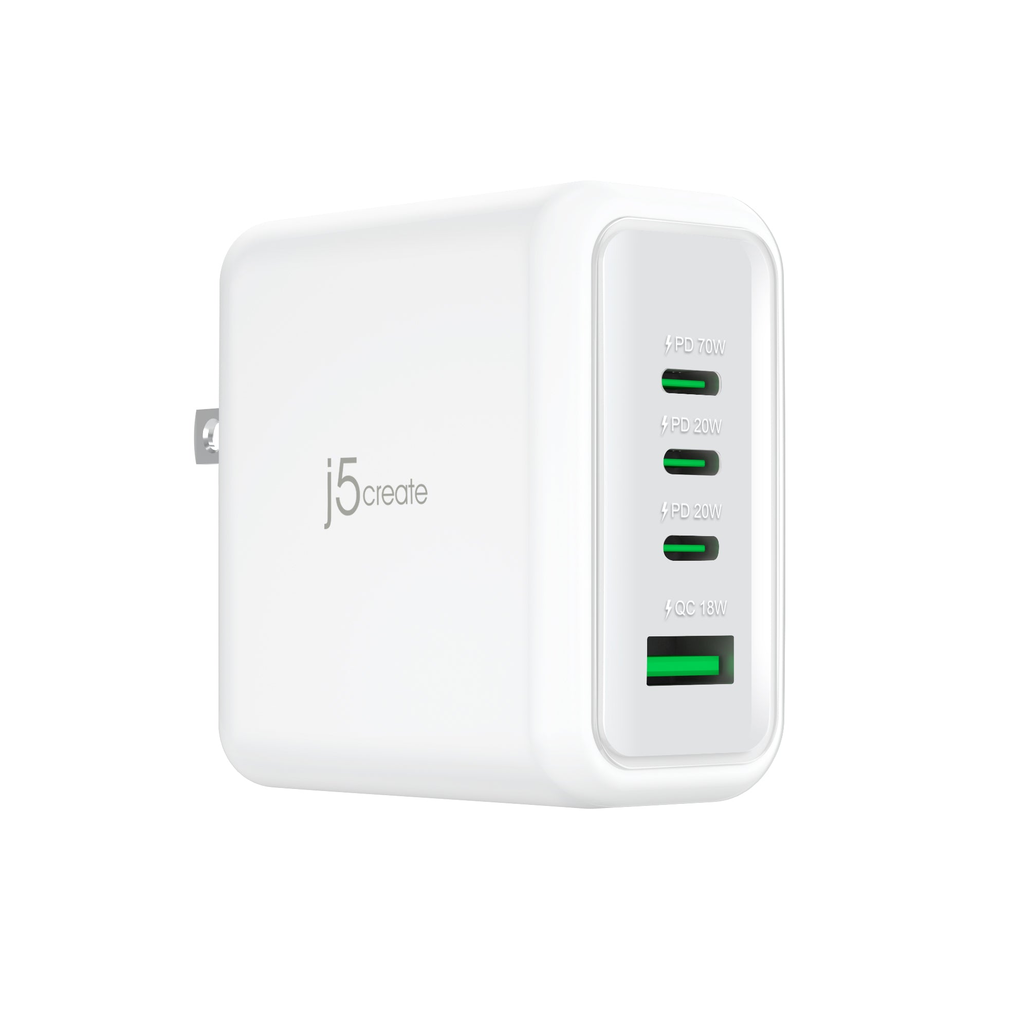 JUP4370 70W GaN 4ポート USB PD急速充電器 – new-jp-j5create