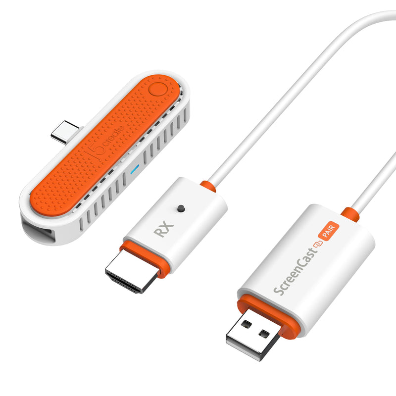 JVAW60　超小型USB-C to HDMIワイヤレス送受信機（iPhone15以降対応）