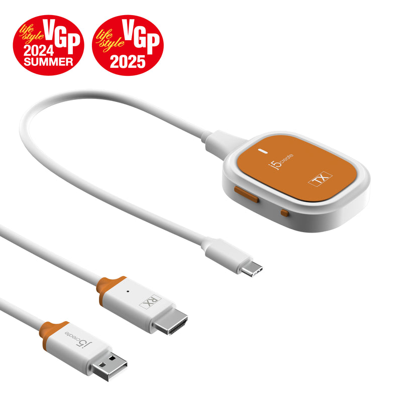 JVAW61　USB-C to HDMIワイヤレス送受信機 (iPhone15対応)