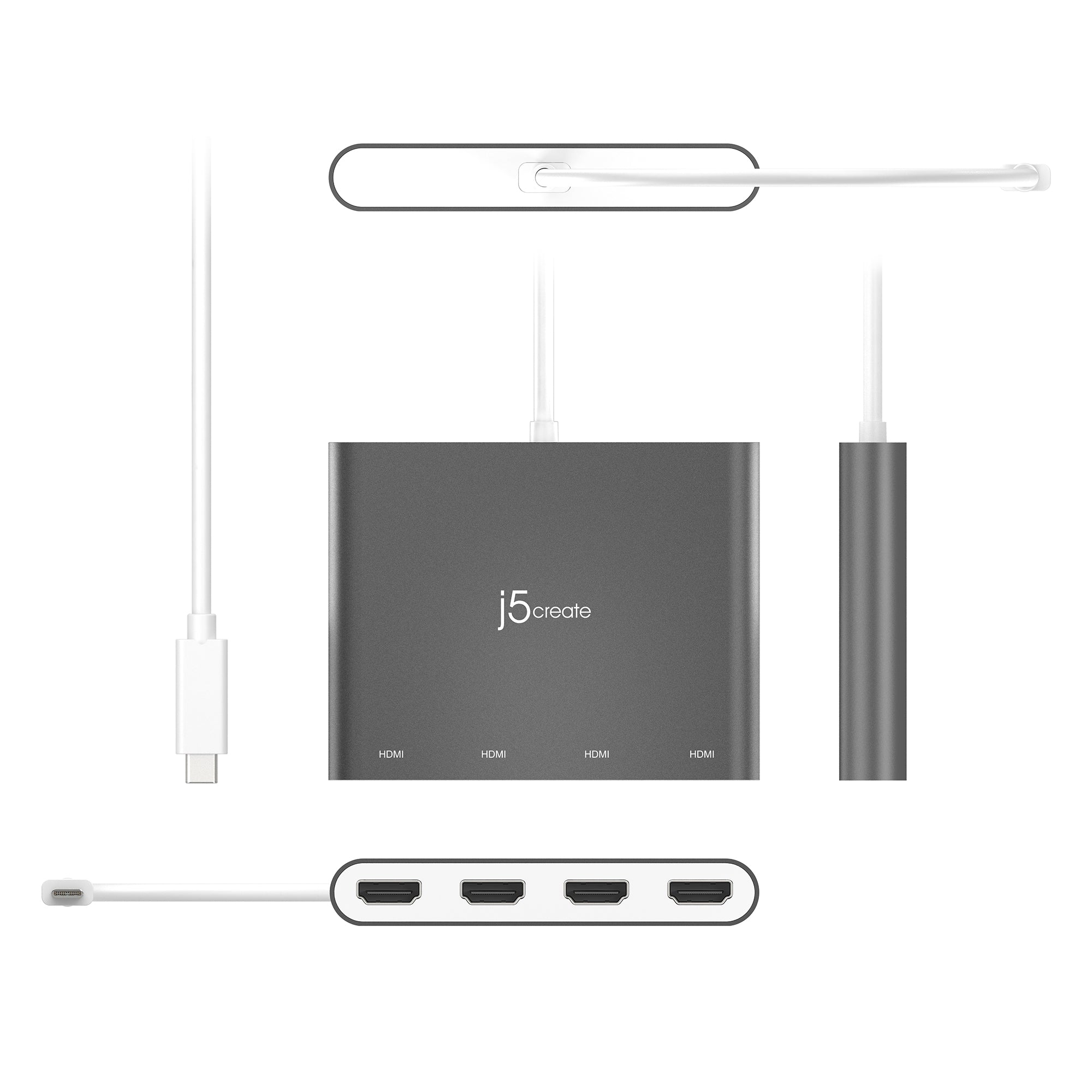 j5create | USB-C to 4-Port HDMI Multi-Monitor Adapter – new-jp