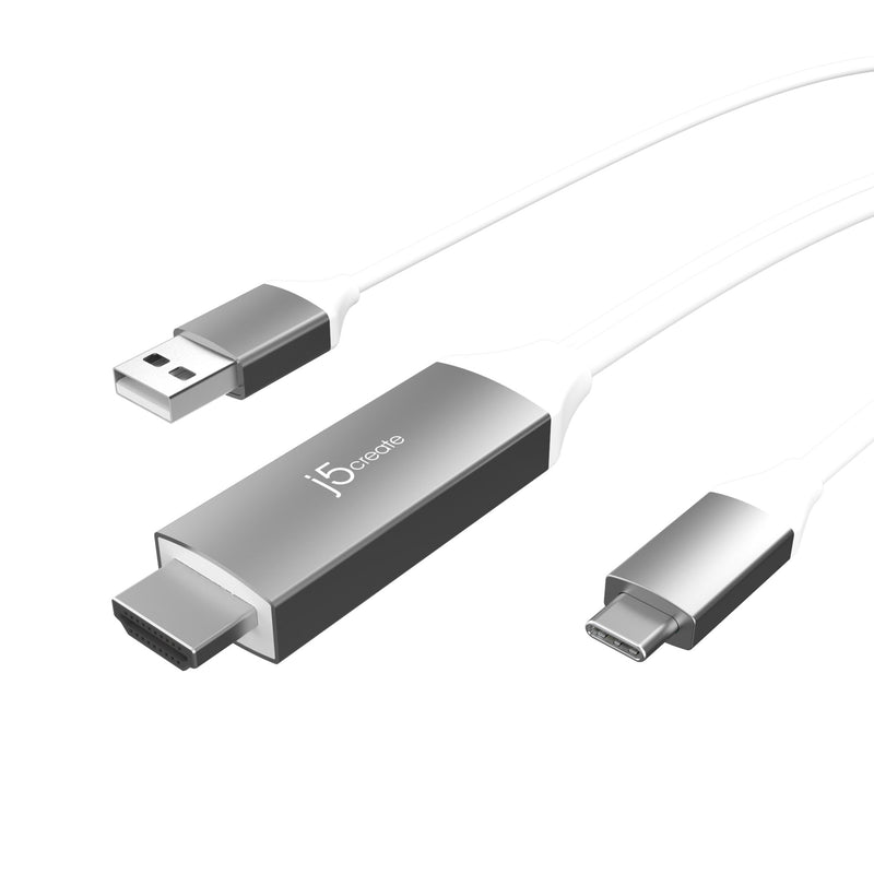 JCC154G 端末給電対応USB-C to 4K60 HDMIディスプレイケーブル 1.8m/1.2m）