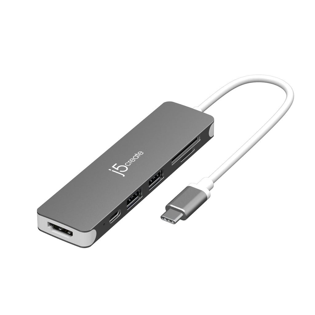 JCD353 USB-C to HDMI&PD 6in1マルチアダプター