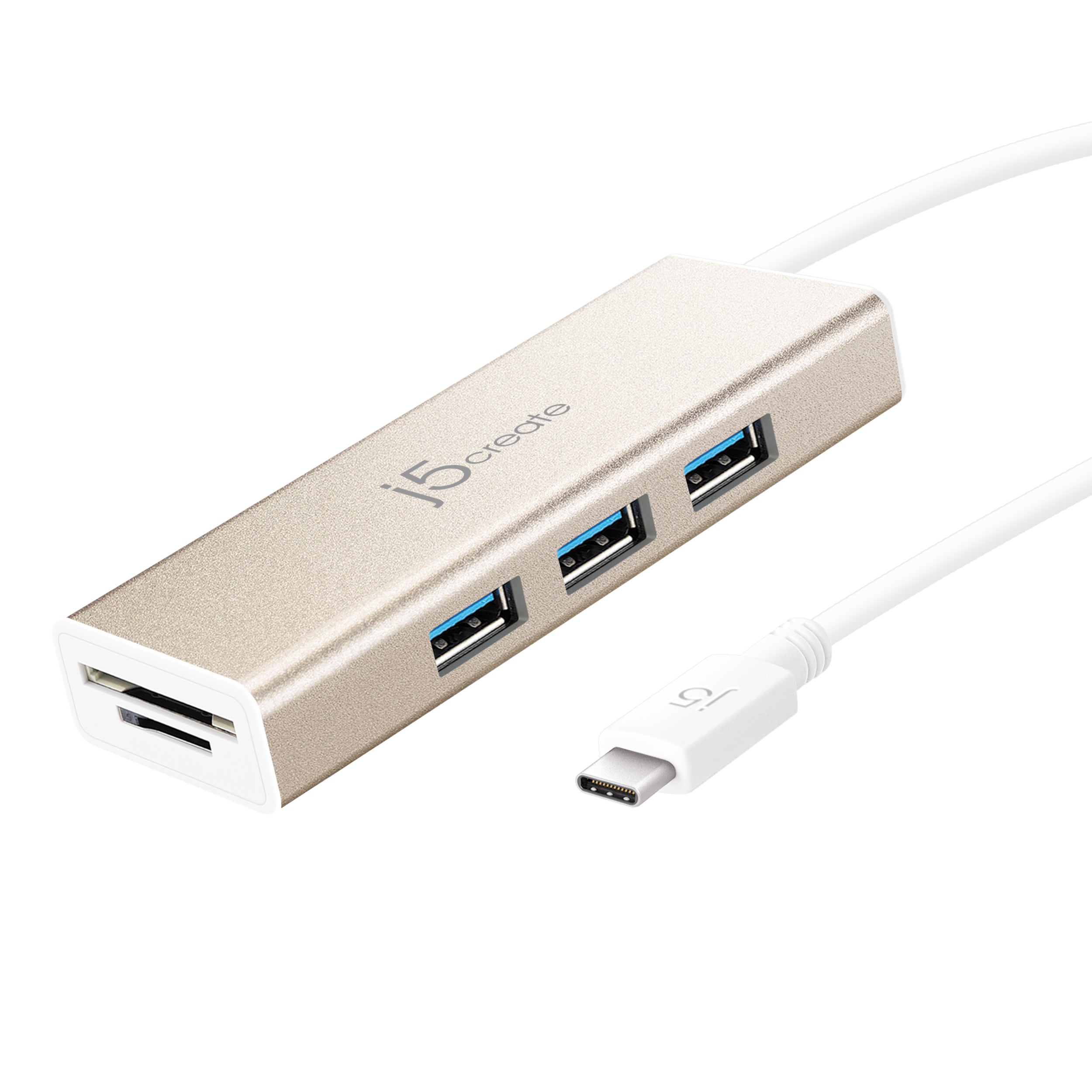 JCH347 USB Type-C to 3ポートUSB＆SD/MicroSD マルチハブ – new