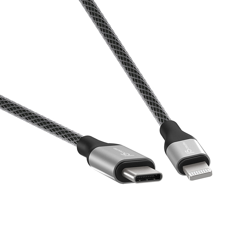 JLC15 USB-C to ライトニング ケーブル (Black / White) 1.2m（日本販売終了）
