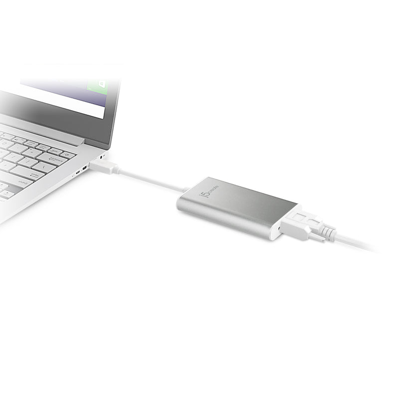 JUA210 USB 2.0 to VGAディスプレイアダプター