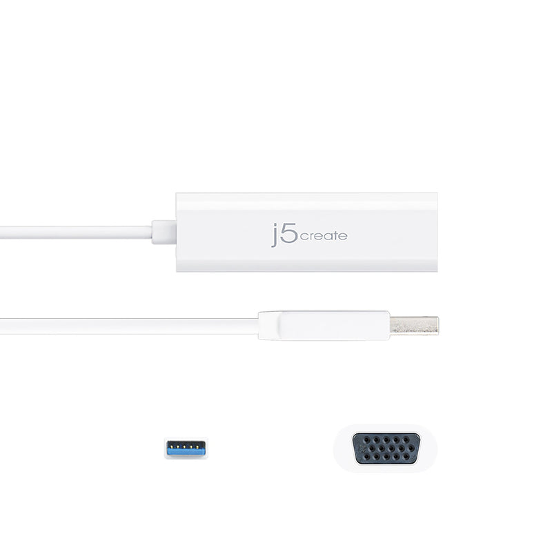 JUA214 USB3.0 to VGA マルチディスプレイ変換アダプター