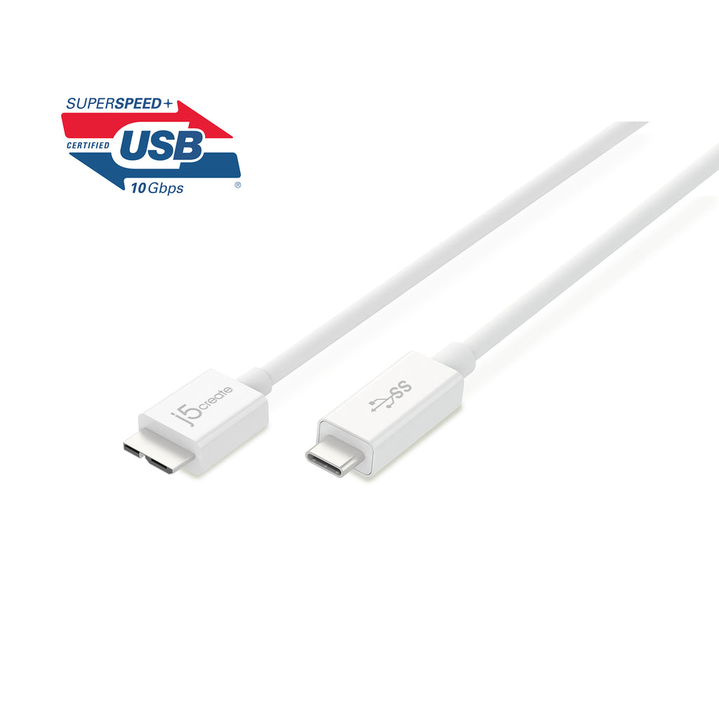 JUCX07 USB 3.1 Type-C To Micro-B ケーブル（生産終了）