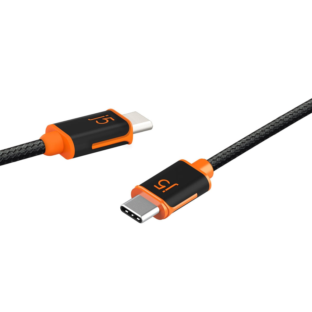 JUCX24 USB-C to USB-C PD60W対応 充電＆データ通信ケーブル（1.8m）