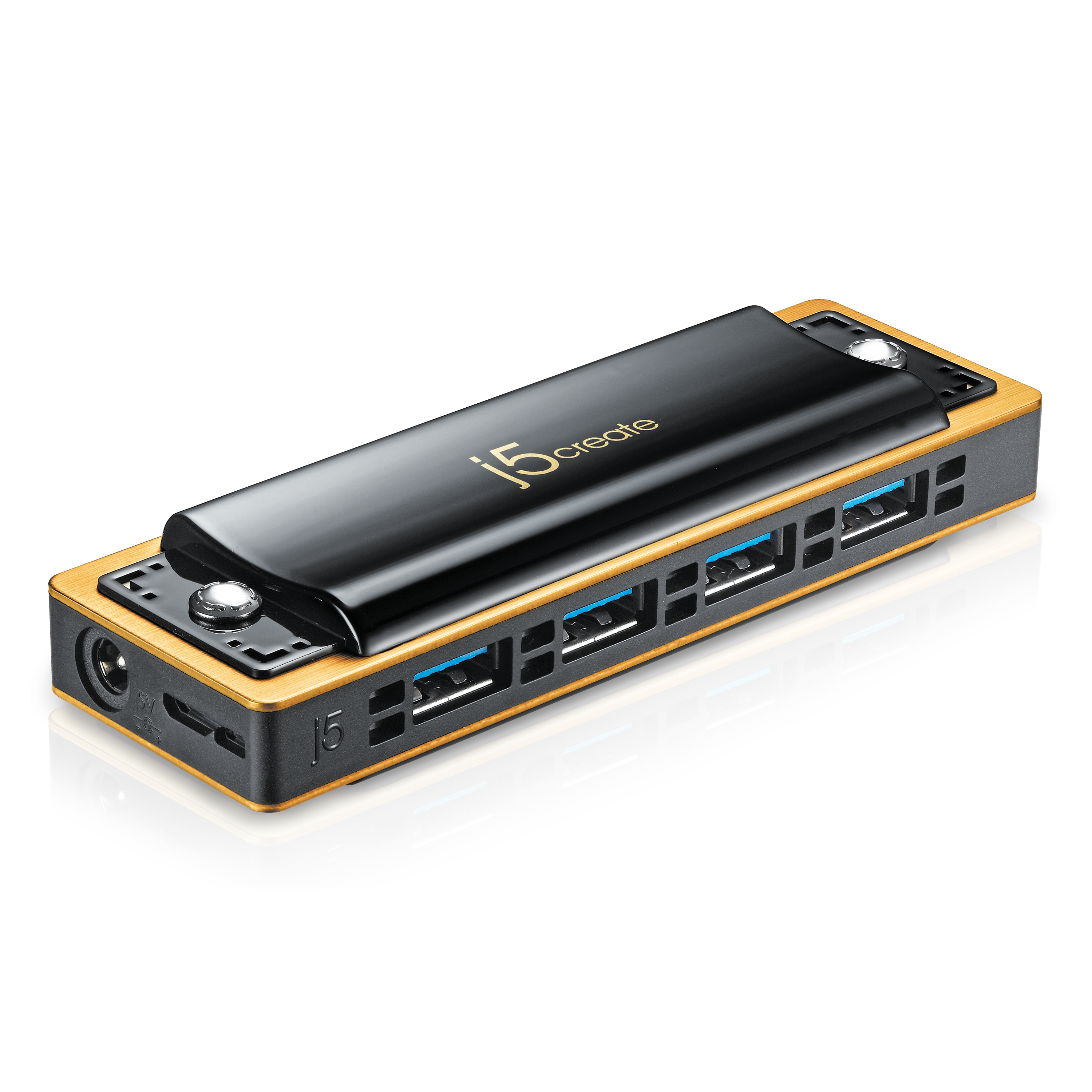 JUH345 ハーモニカ USB 3.0 4ポートハブ（生産終了） – new-jp-j5create