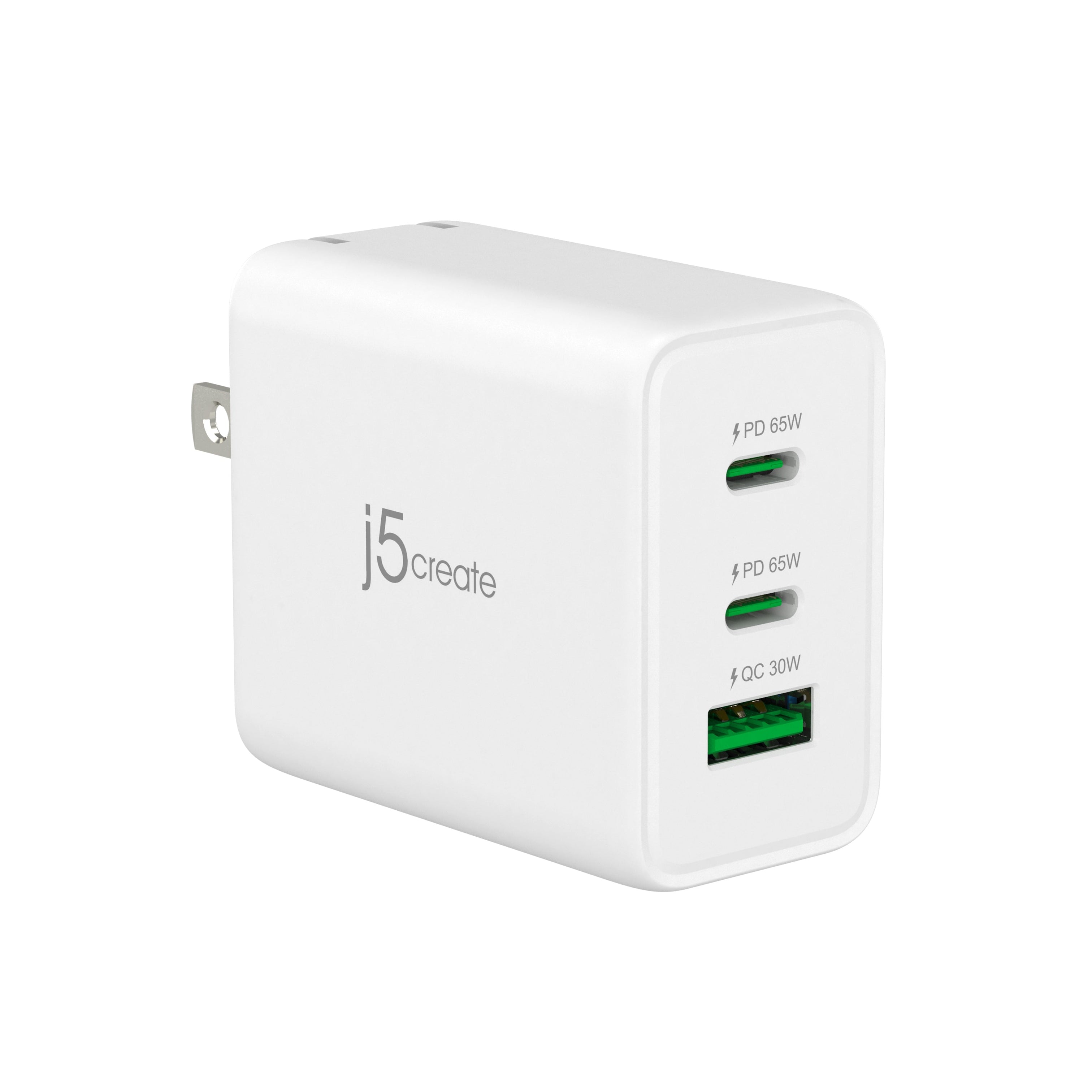 JUP3365 65W GaN 3ポート USB PD急速充電器 – new-jp-j5create