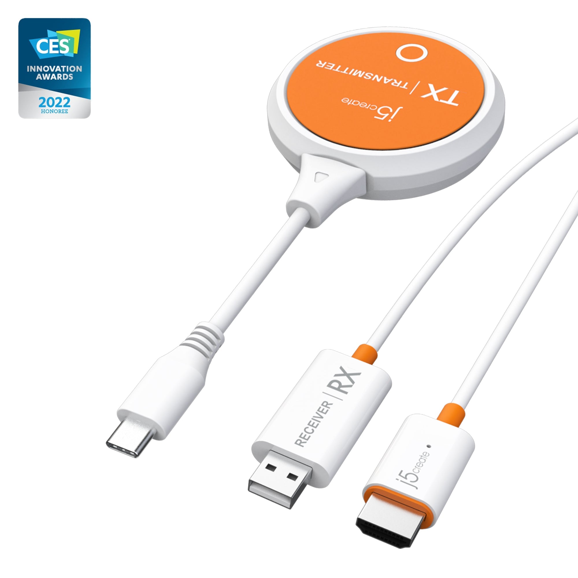 JVAW62 ScreenCast USB-C ワイヤレスHDMI受送信機(iPhone15以降対応