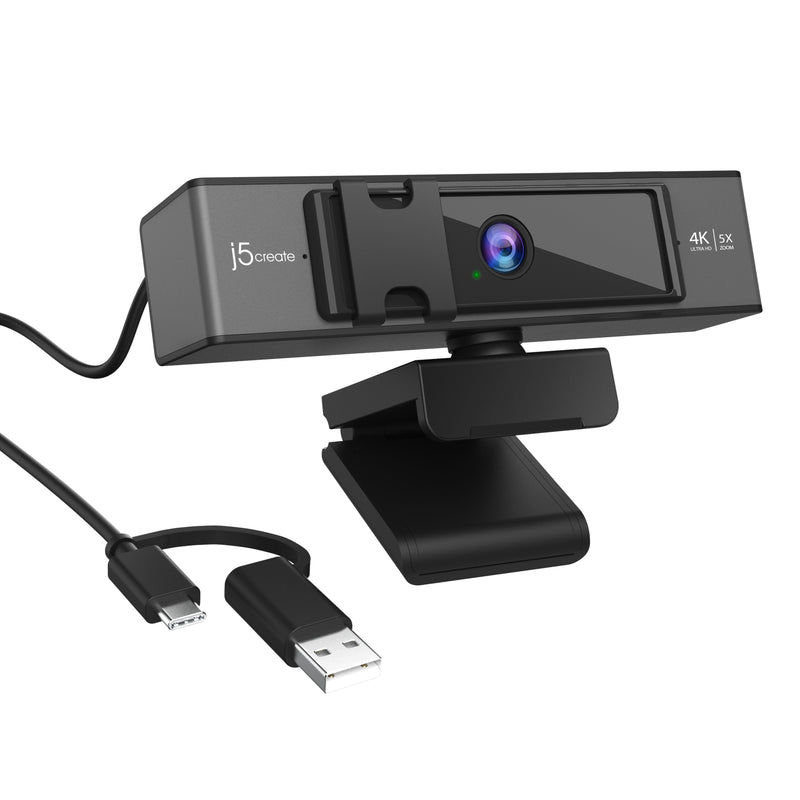 USB 4K ULTRA HD Webカメラ (Model: JVCU435)