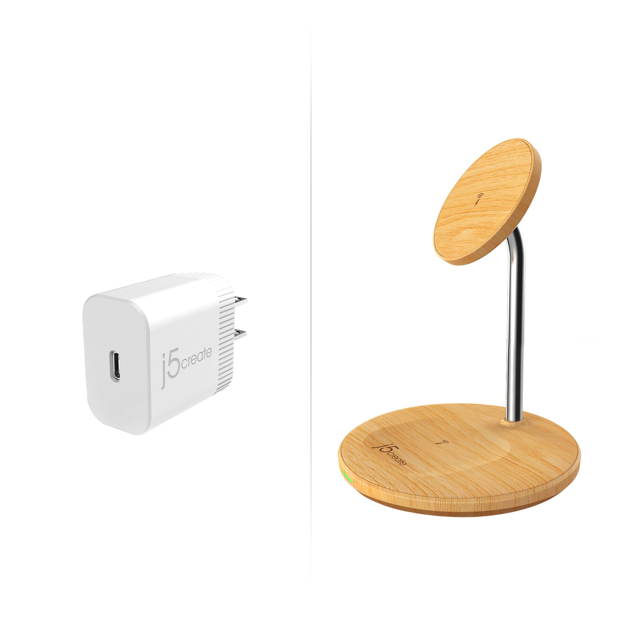 2in1マグネティックワイヤレスチャージャー&AC充電器セット – new-jp